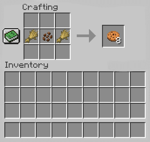 How to make cookies in Minecraft