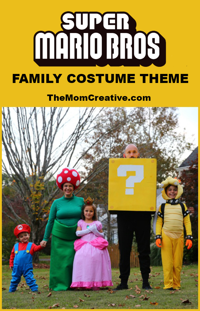 Super Mario Bros. Family Costume Theme.