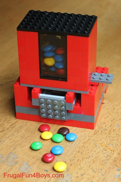 Lego candy dispenser