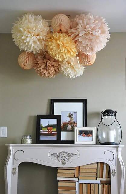 Honeycomb balls in decoration