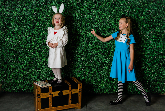 Alice and the white rabbit