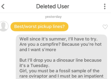 User deleted Bumble