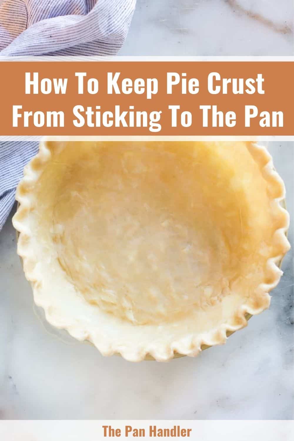 How to keep the crust from sticking to the pan?