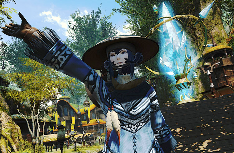 Crafter/Gatherer mentor character in FFXIV