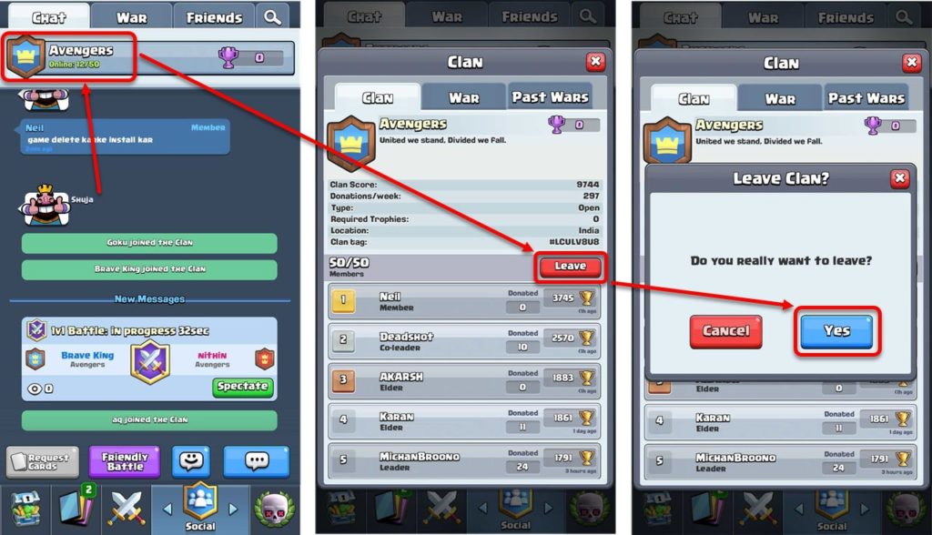 How to join a Clan in Clash Royale? | topqa.infonology