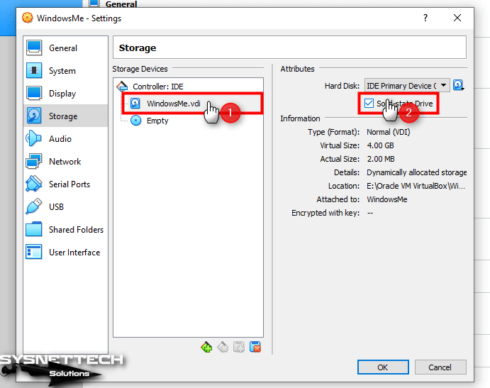 Configuring the IDE Drive as an SSD