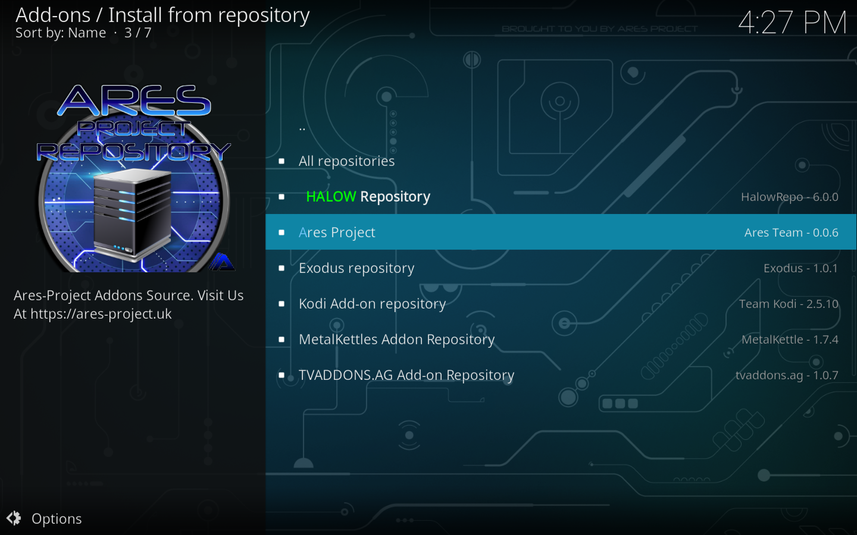 Install Pulse CCM Build Kodi 17 Krypton