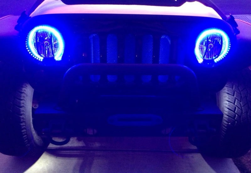 Jeep Wrangler JK: How to install Halo headlight ring