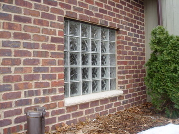 Glass basement windows