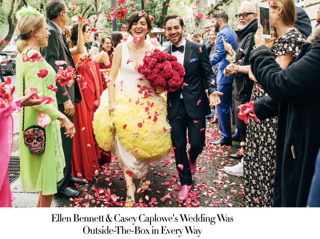 How to organize a wedding featured in Harper's Bazaar Magazine