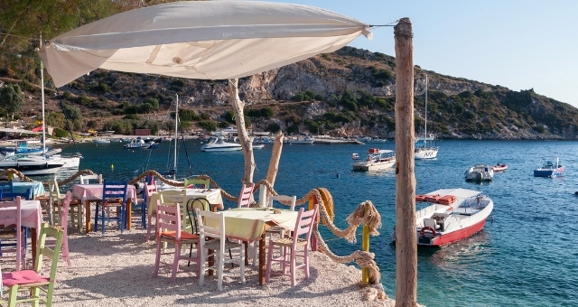 The village of Agios Nikolaos in Zante