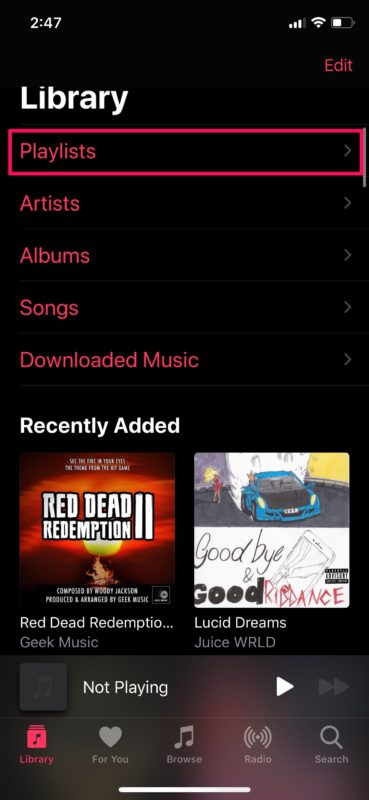 How to see your recently added songs in Apple Music
