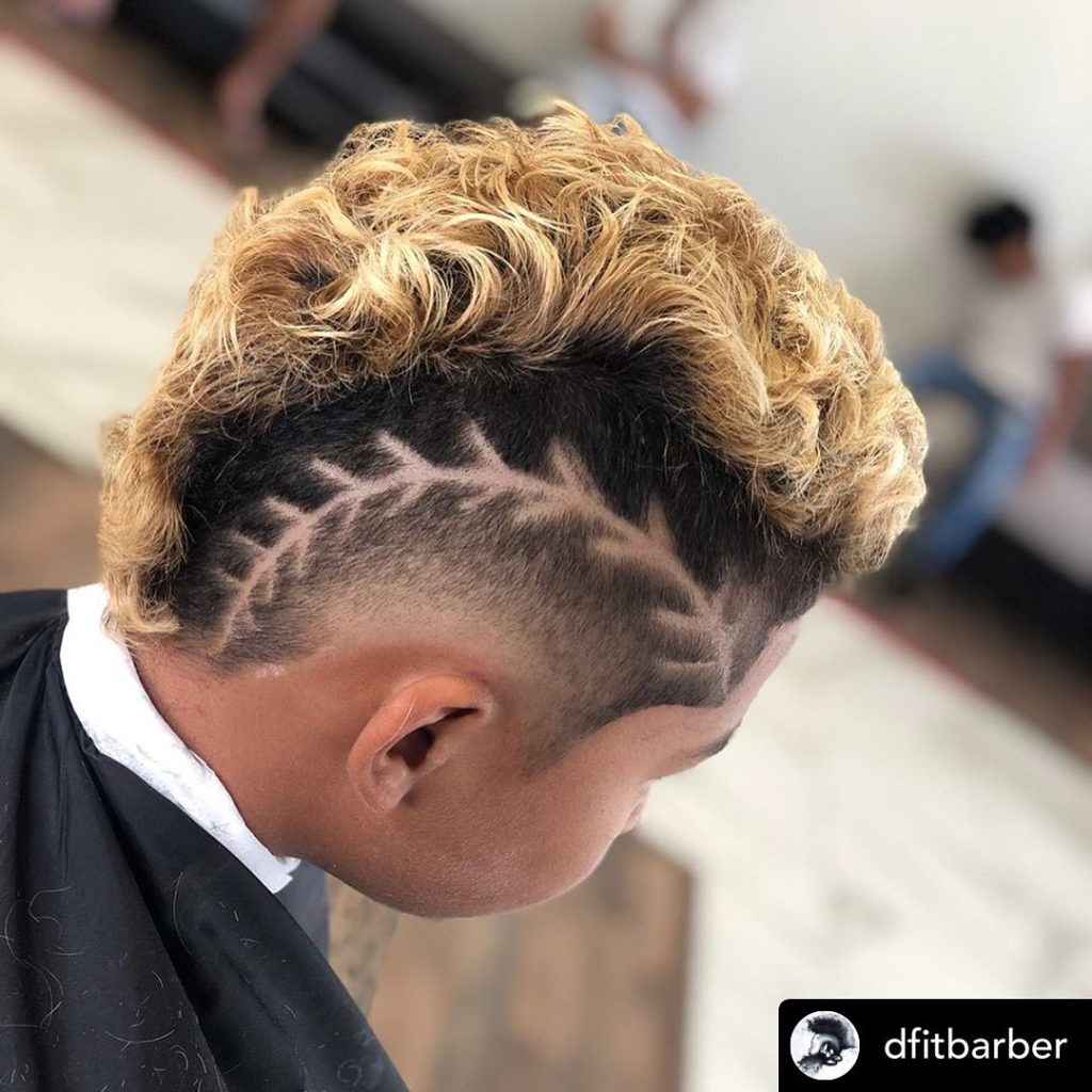 Blonde Odell Beckham Jr cut