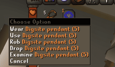 osrs digsite ruby ​​pendant