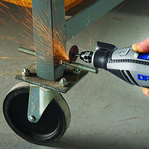 Dremel 4300-5/40 high performance rotary tool set with LED light- 5 attachments & 40 accessories- Engraver, sander and polisher- Perfect for grinding, cutting, woodcarving, sanding rough and etched
