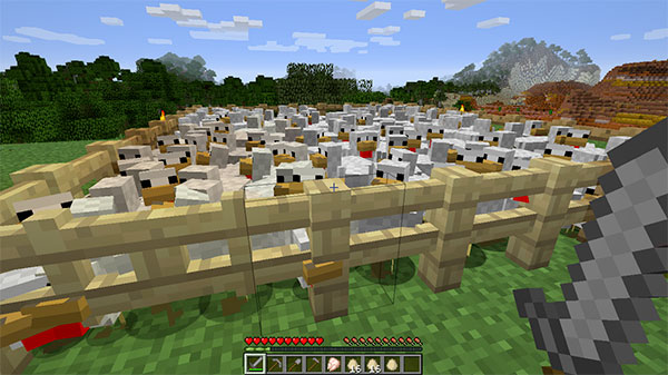 minecraft chicken farm