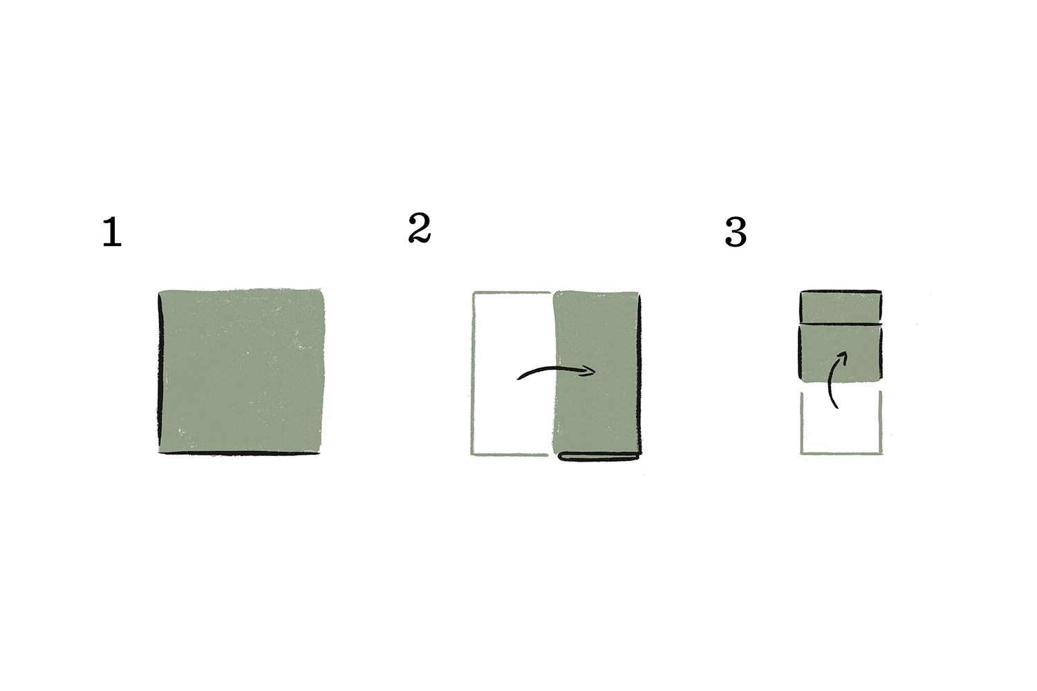 square pocket folds