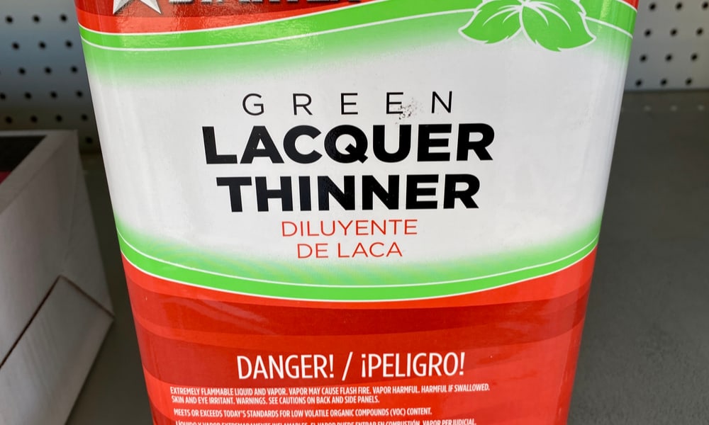 Use lacquer thinner