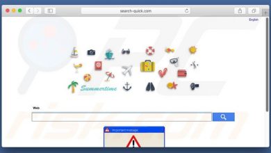 topqa.info browser hijacker on a Mac computer
