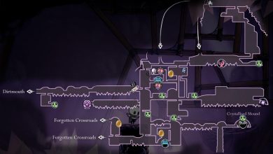 Hollow Knight Crystal Peak Map