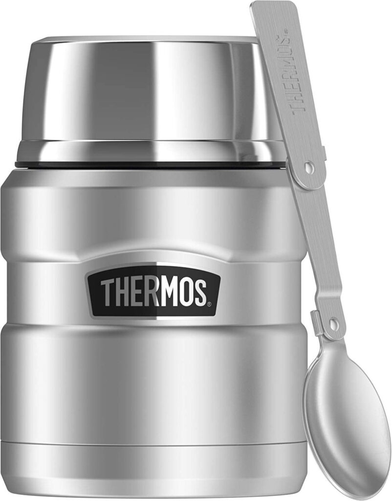 16 oz thermos flask with spoon