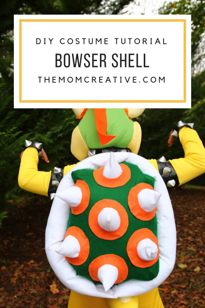 DIY Tutorial: Bowser / King Koopa Shells for Halloween Costumes | Creative mother