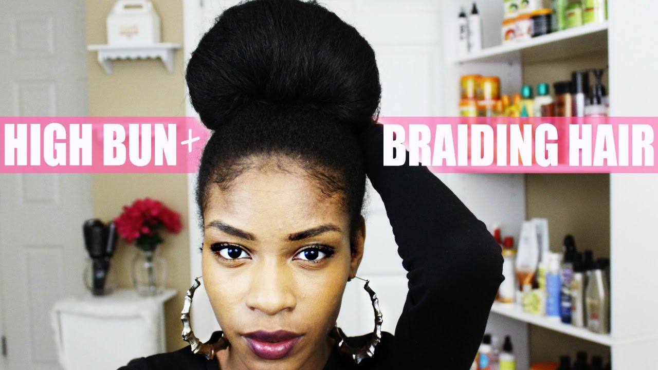 How to make donuts with box braids