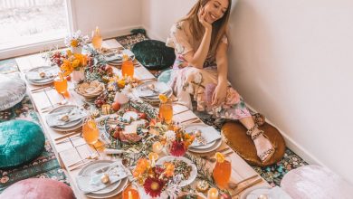 boho pallet picnic low picinic table bohemian tutorial DIY how to host 40