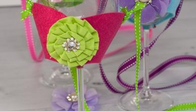 Wine glass holder necklace 11