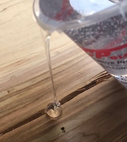 How to fix bubbles in turpentine