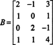 : Determine the size and basis for the matrix's row space