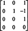 A sequence of elementary row operations reduces this matrix to an ordinal matrix