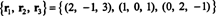 Another basis for RS(B), one consisting of an initial row number of B, is