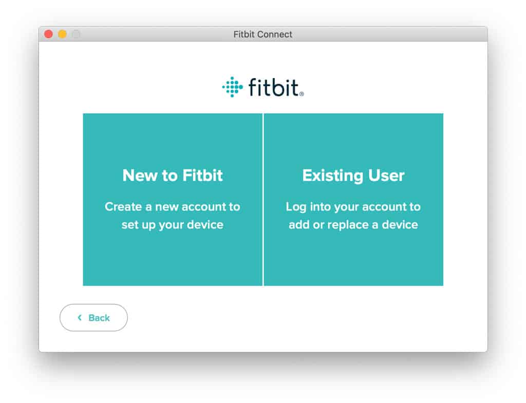 Sign in to Fitbit Connect or set up a new Fitbit account