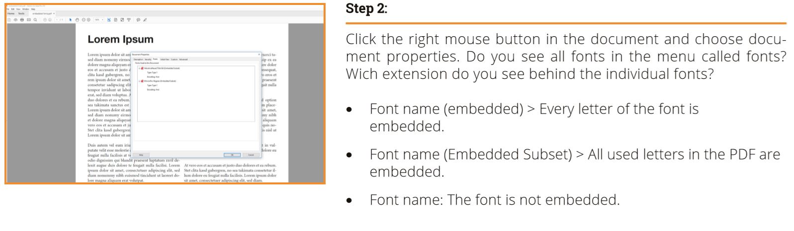 font embedding step 2