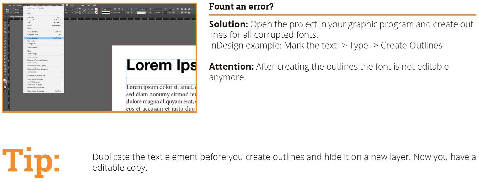 font embedding step 3