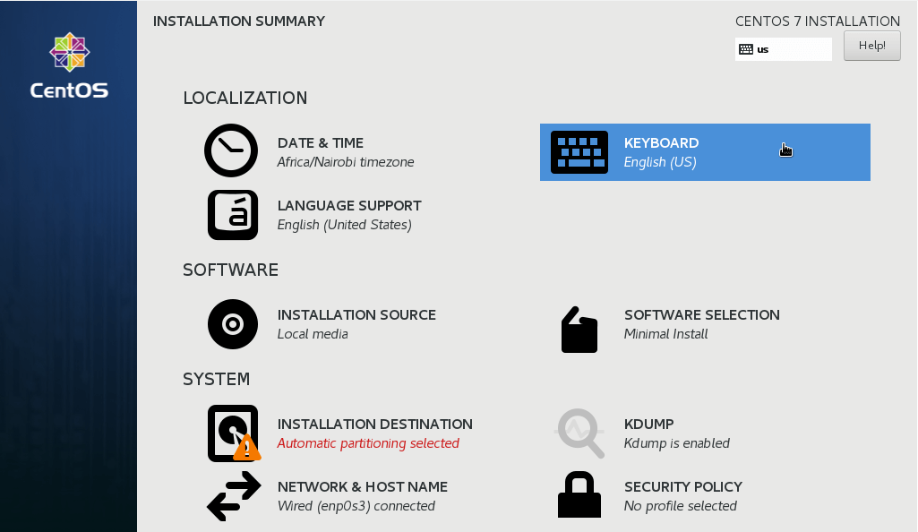 Select Installation Source