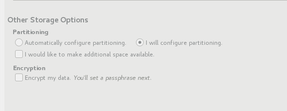 Select Create Partitions Automatically