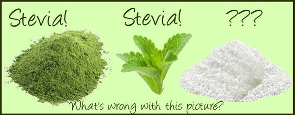 comparison between natural stevia and processed stevia