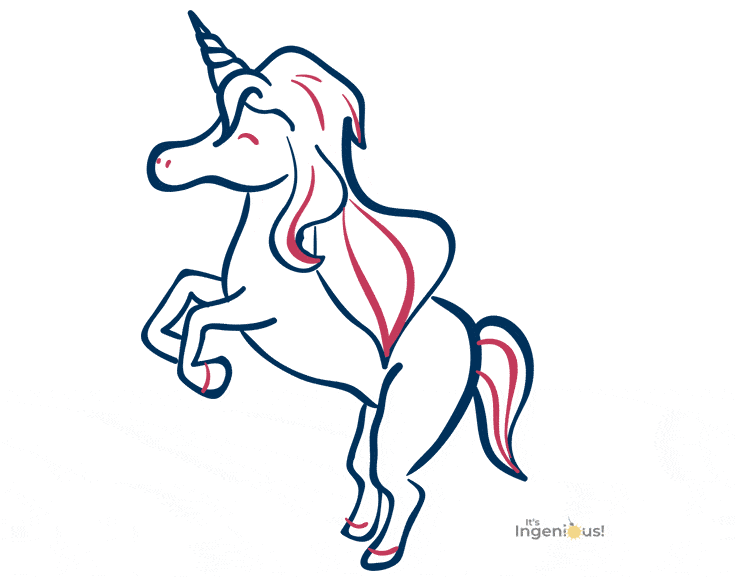 How to draw a unicorn step by step: Step 6