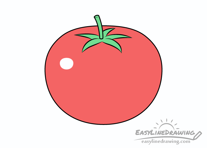 Tomato drawing