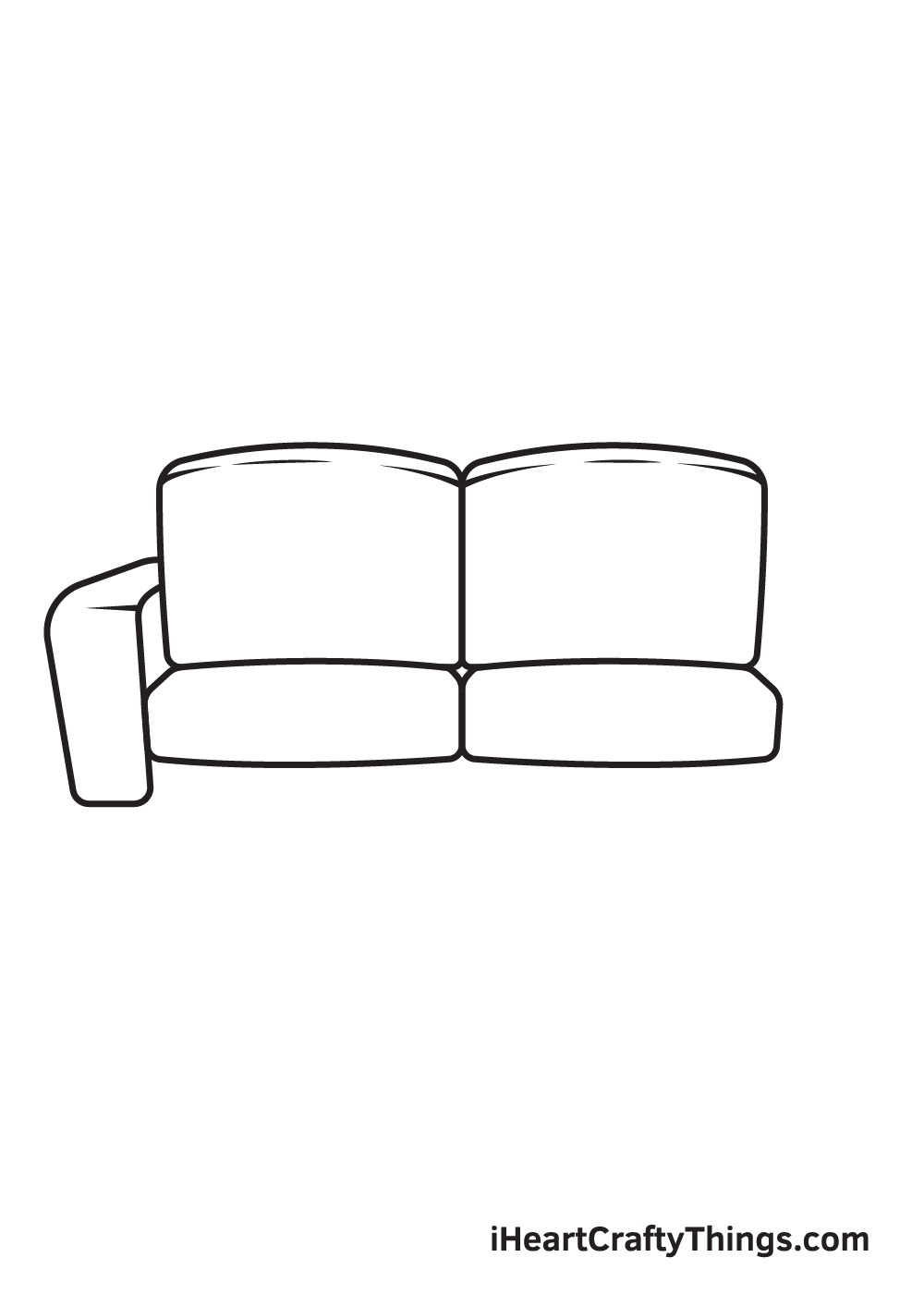 Drawing a chair - Step 5
