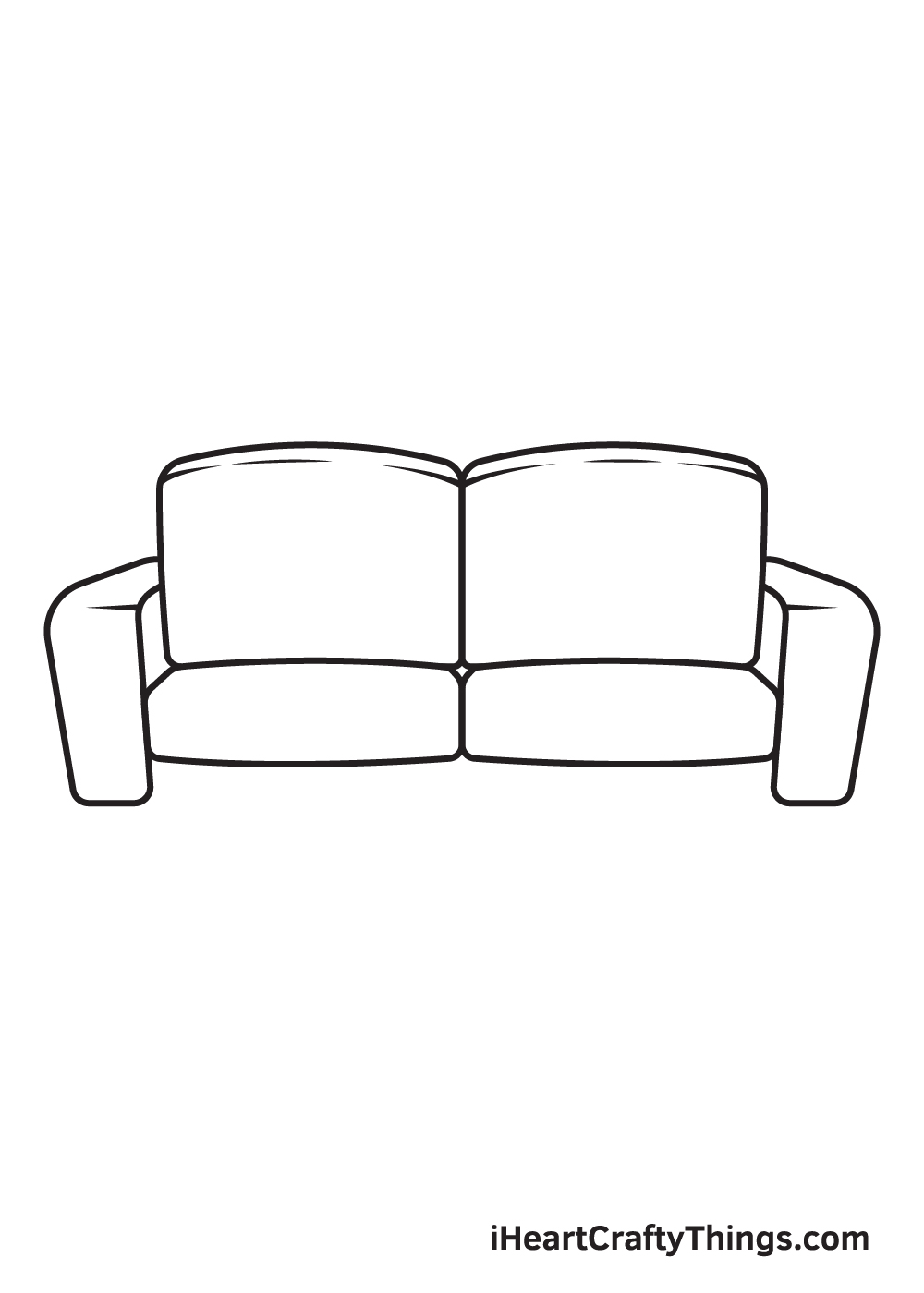 Drawing a chair - Step 6