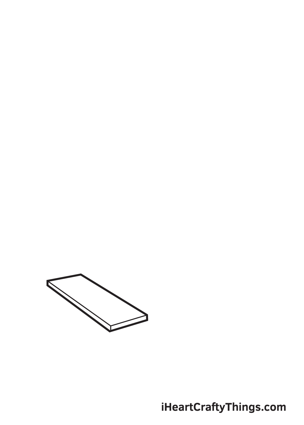 drawing of stairs step 1
