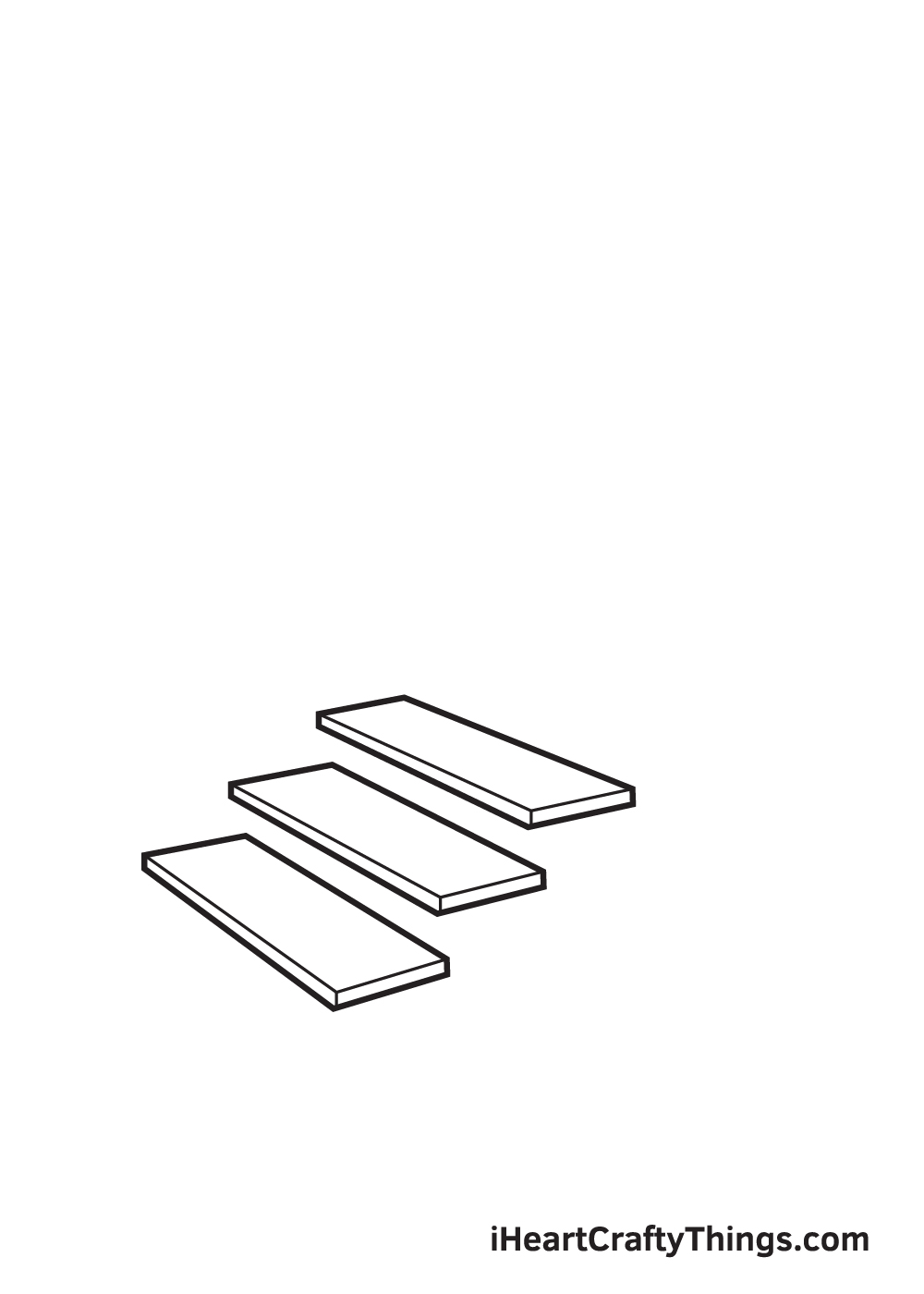 drawing of stairs step 3