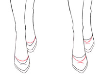 how to draw shoes and heels for desgn fashion sketch from preview