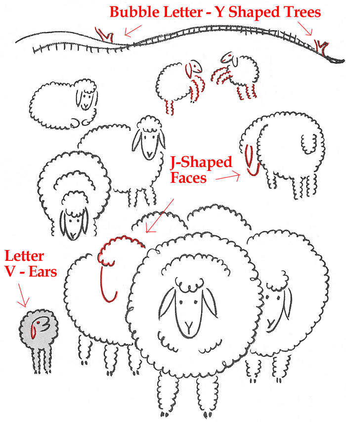 06-cute cartoon-sheep