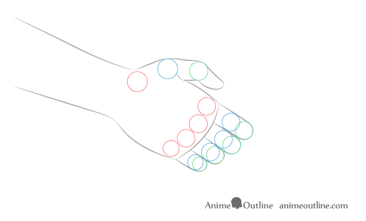 Handshake before knuckles hand drawn anime style
