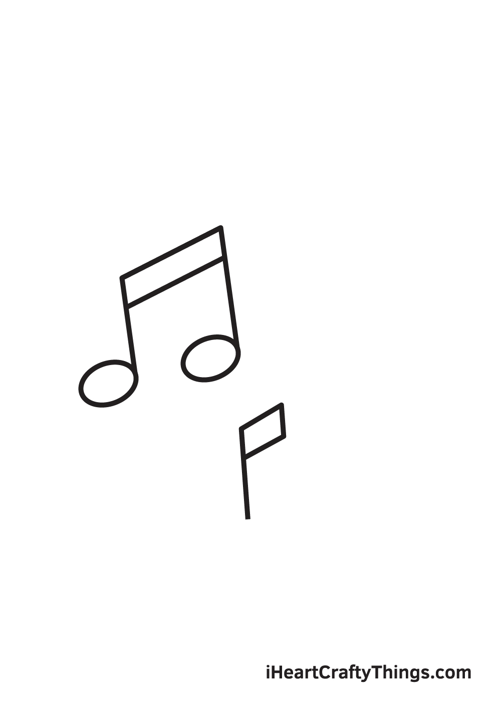 musical note drawing step 4