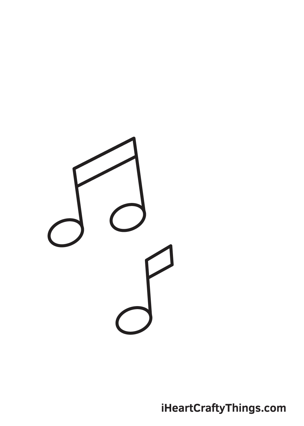 musical note draw step 5